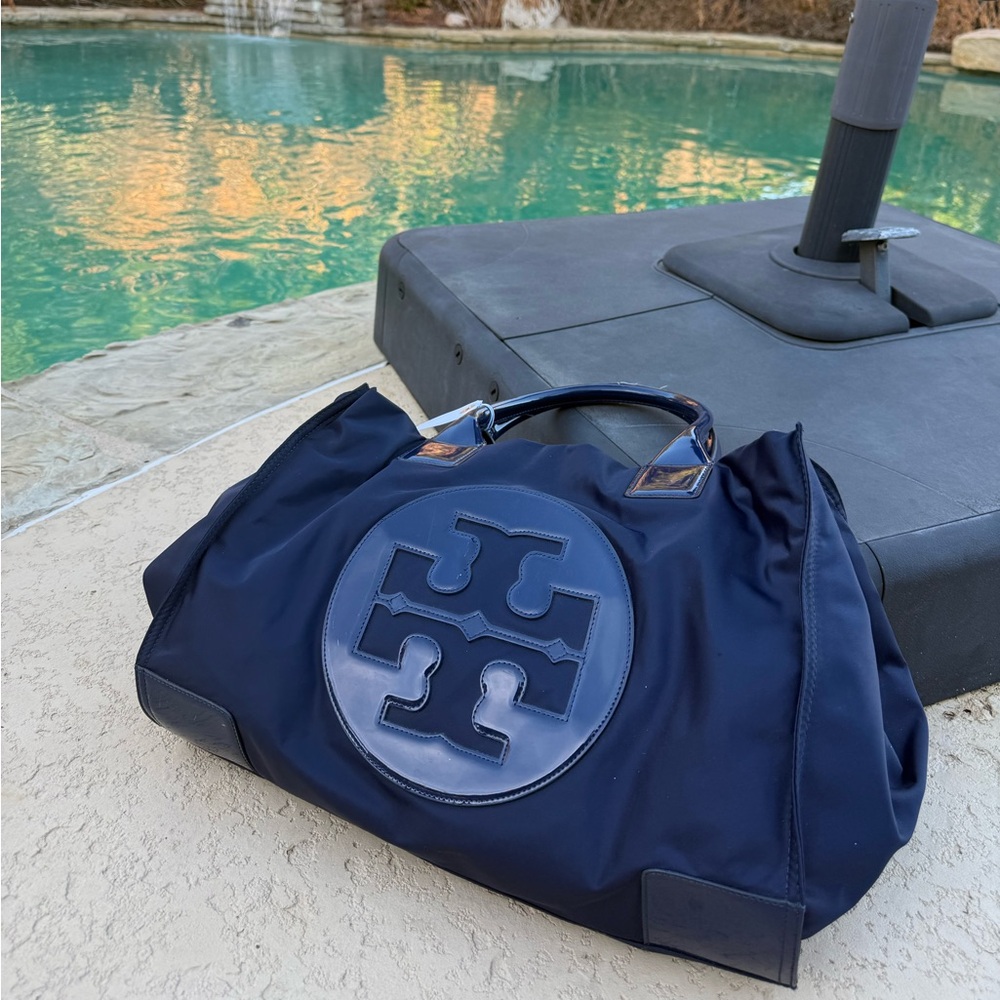 Tory Burch Dark Blue  Duffel Bag